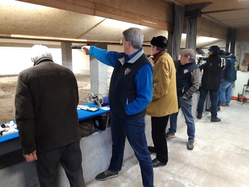 compétiteurs à l'entraînement
